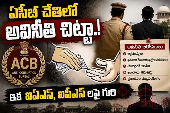 ఏసీబీ చేతిలో అవినీతి చిట్టా! ఇక ఐఏఎస్, ఐపీఎస్ లపై గురి ...