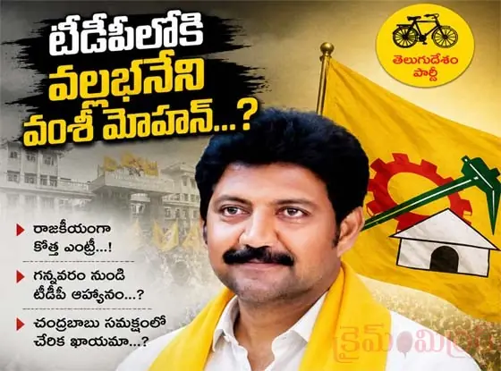 టీడీపీలోకి వల్లభనేని వంశీ మోహన్...?