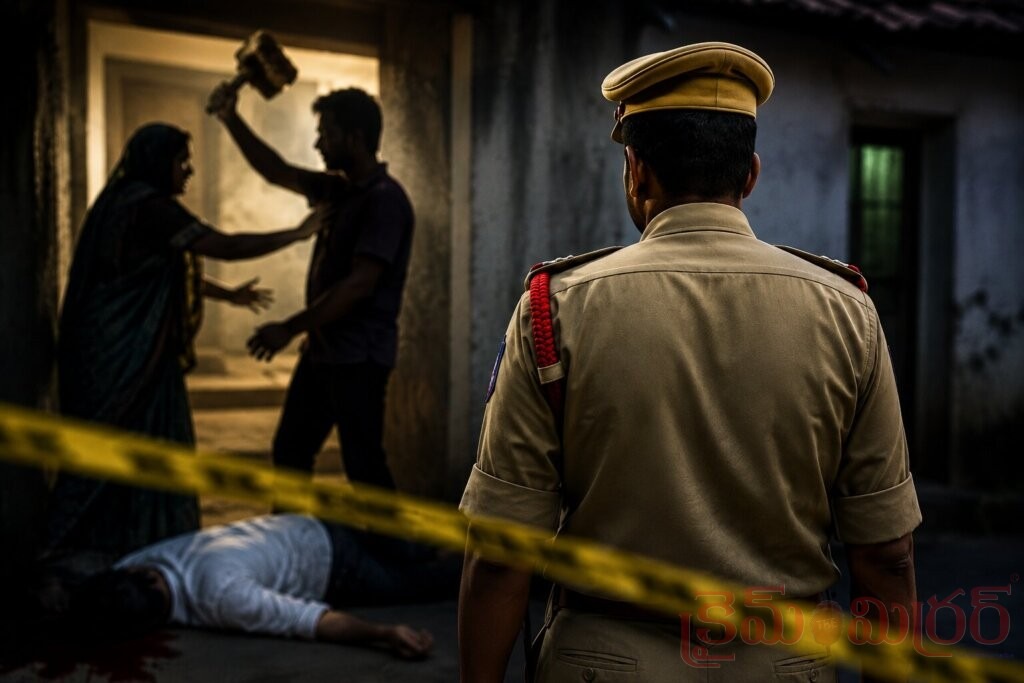 దారుణం : తల్లితో కలిసి తండ్రిని హతమార్చిన తనయుడు