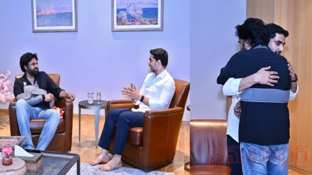 పవన్ కళ్యాణ్‌ను పరామర్శించిన మంత్రి నారా లోకేష్..!