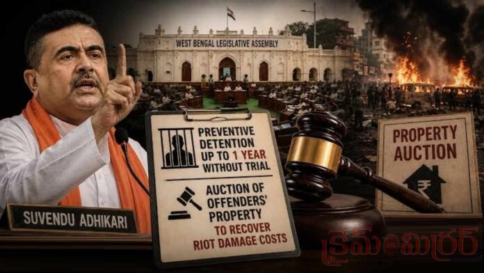 West Bengal Passes Law Allowing Detention Without Trial for Up to One Year