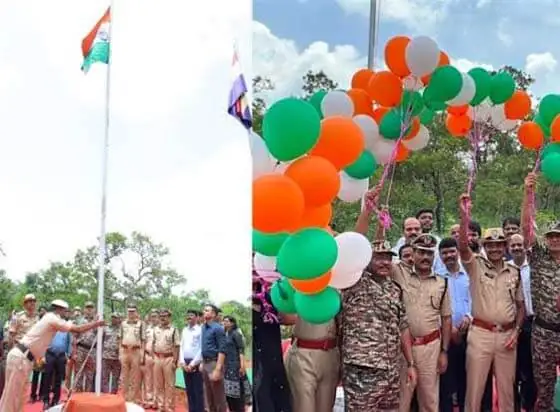 కర్రెగుట్టల్లో తొలిసారి రెప‌రెప‌లాడిన జాతీయ జెండా...! 50 ఏళ్ల త‌రువాత ఆ కంచు కోట ఇక‌పై...!