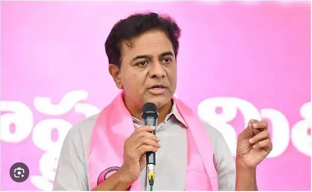 He toned down his rhetoric following KTR's remarks