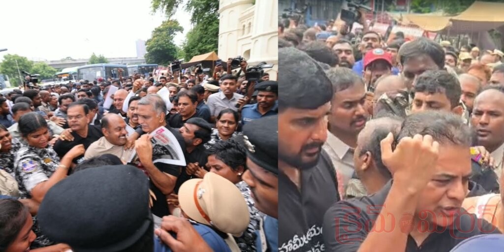 పోలీసుల దౌర్జన్యం వెనుక సీఎం రేవంత్: ‘దుశ్శాసన సభ’గా మారిందంటూ KTR ఫైర్