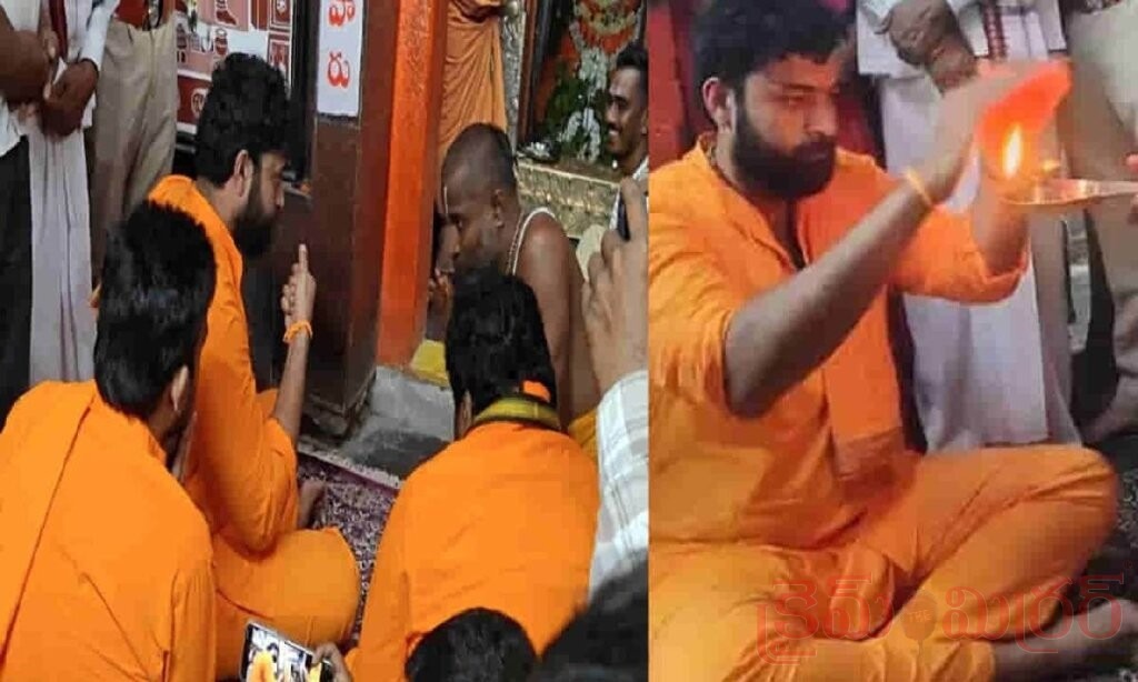 కొండగట్టు ఆంజనేయస్వామి ఆలయంలో హీరో వరుణ్ తేజ్ ప్రత్యేక పూజలు
