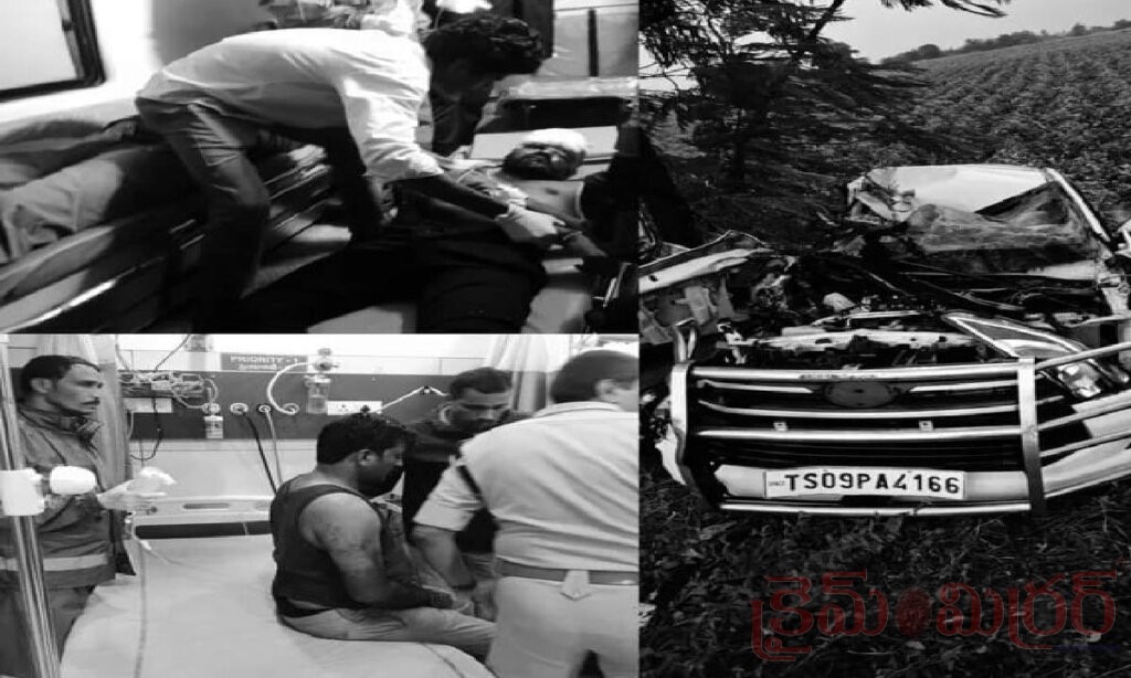 పోలీస్ వాహనాన్ని ఢీకొట్టిన వాహనం.. ఎస్‌ఐ, డ్రైవర్‌కు తీవ్ర గాయాలు
