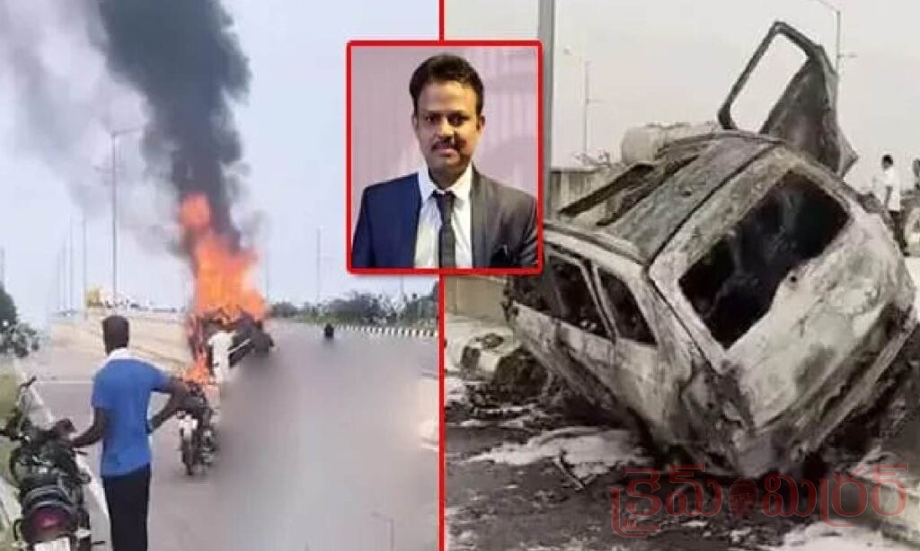 సూర్యాపేటలో ఘోర ప్రమాదం.. కారులో మంటలు, ప్రముఖ న్యూరో సర్జన్ సజీవదహనం