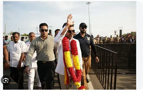 Tamilnadu CM Vijay Attending Vijayawada Dasara celebrations