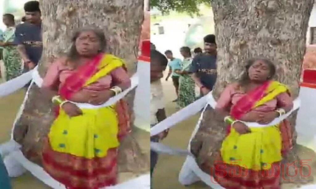 చేతబడి చేస్తుందన్న అనుమానంతో వృద్ధురాలిపై దాడి.. చెట్టుకు కట్టేసి కొట్టిన గ్రామస్థులు